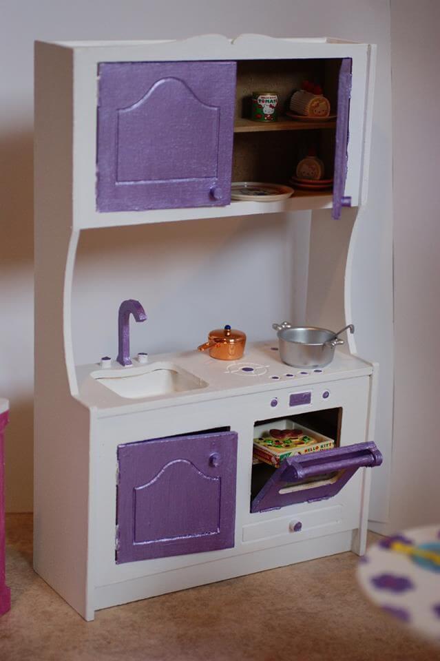 Mobilier de cuisine pour poupées Barbie Minicrea